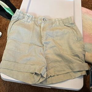 Size 12 green shorts